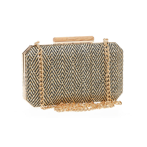 Verde Γυναικείο Τσαντάκι Βραδινό 01-1710 Μαύρο